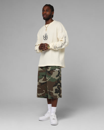 3 Quarter Shorts Woodland Camo