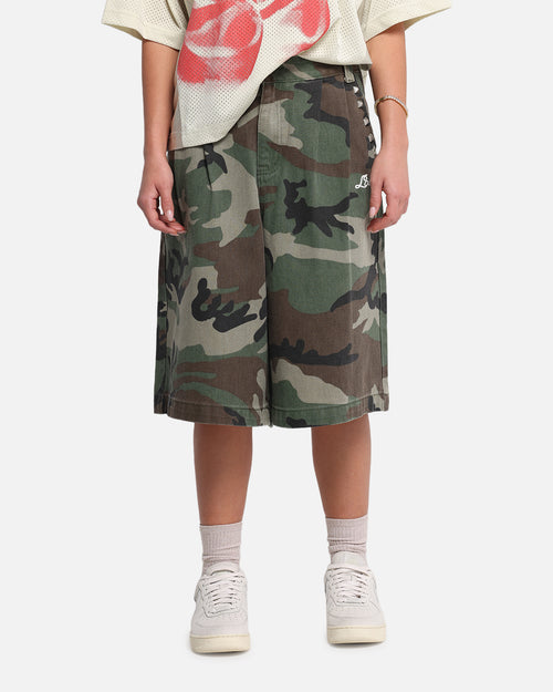 3 Quarter Shorts Woodland Camo