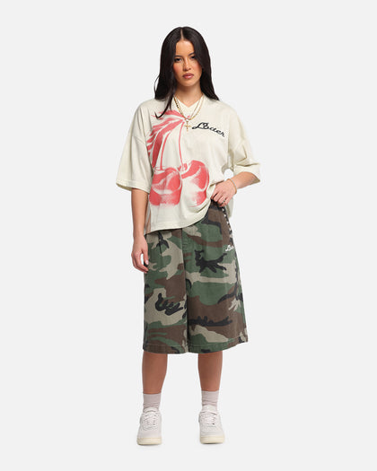 3 Quarter Shorts Woodland Camo