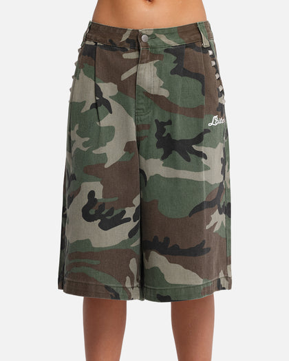 3 Quarter Shorts Woodland Camo