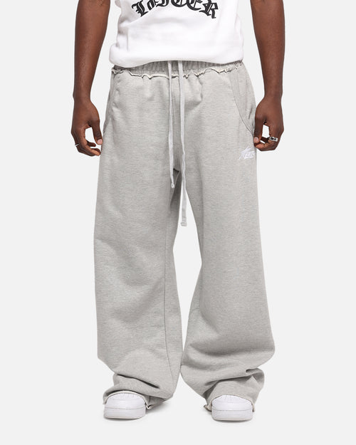 LAYERED TRACK PANTS - Grey