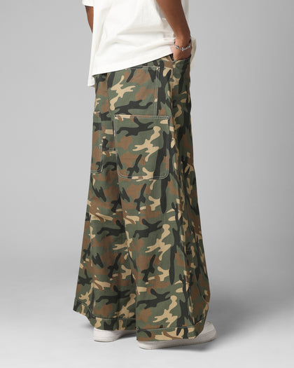 F-22 Raver Jeans Woodland Camo