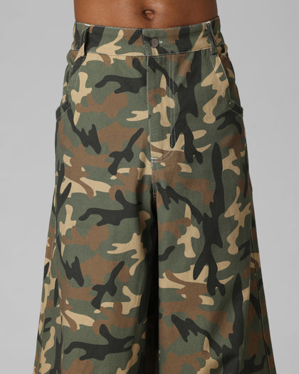 F-22 Raver Jeans Woodland Camo