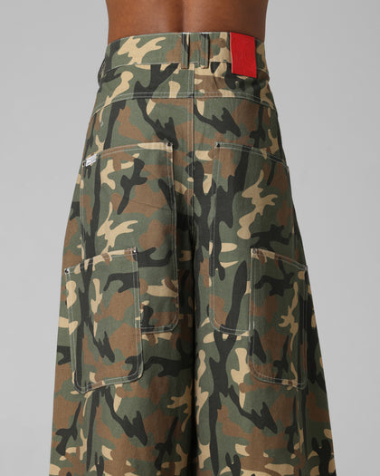 F-22 Raver Jeans Woodland Camo