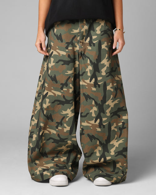 F-22 Raver Jeans Woodland Camo