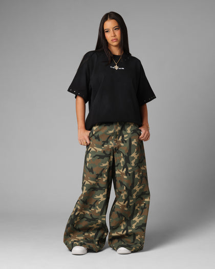 F-22 Raver Jeans Woodland Camo