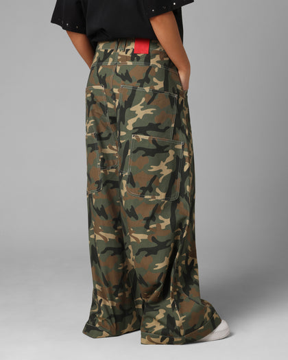 F-22 Raver Jeans Woodland Camo