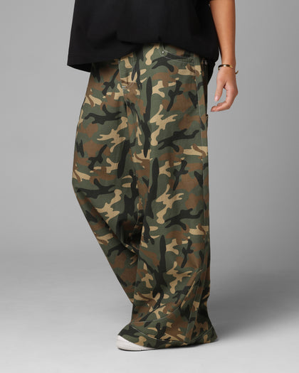 F-22 Raver Jeans Woodland Camo