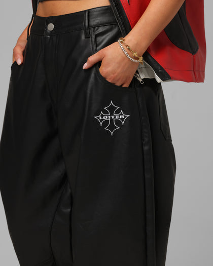 F-16 Balloon Jeans Black Wax