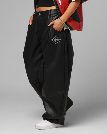 F-16 Balloon Jeans Black Wax