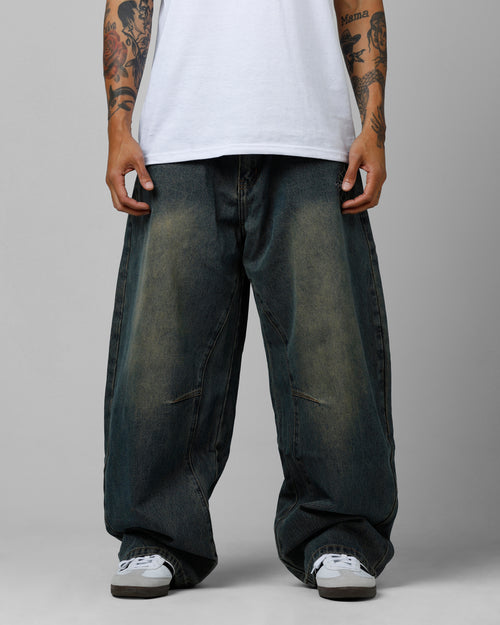 F-16 Balloon Jeans Dirty Blue
