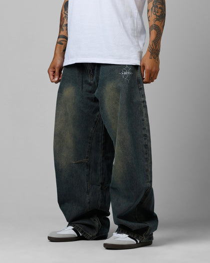 F-16 Balloon Jeans Dirty Blue
