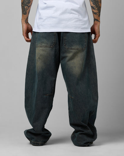F-16 Balloon Jeans Dirty Blue