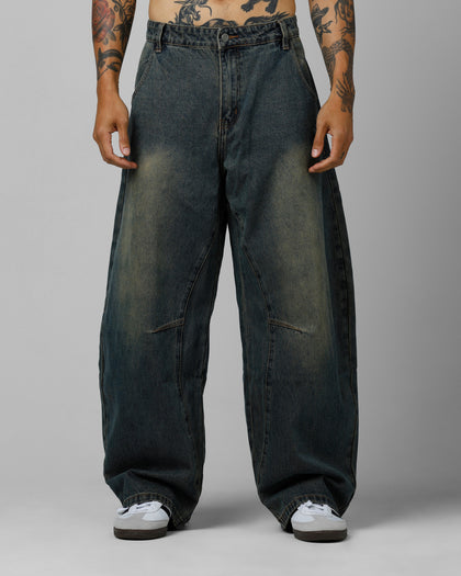 F-16 Balloon Jeans Dirty Blue