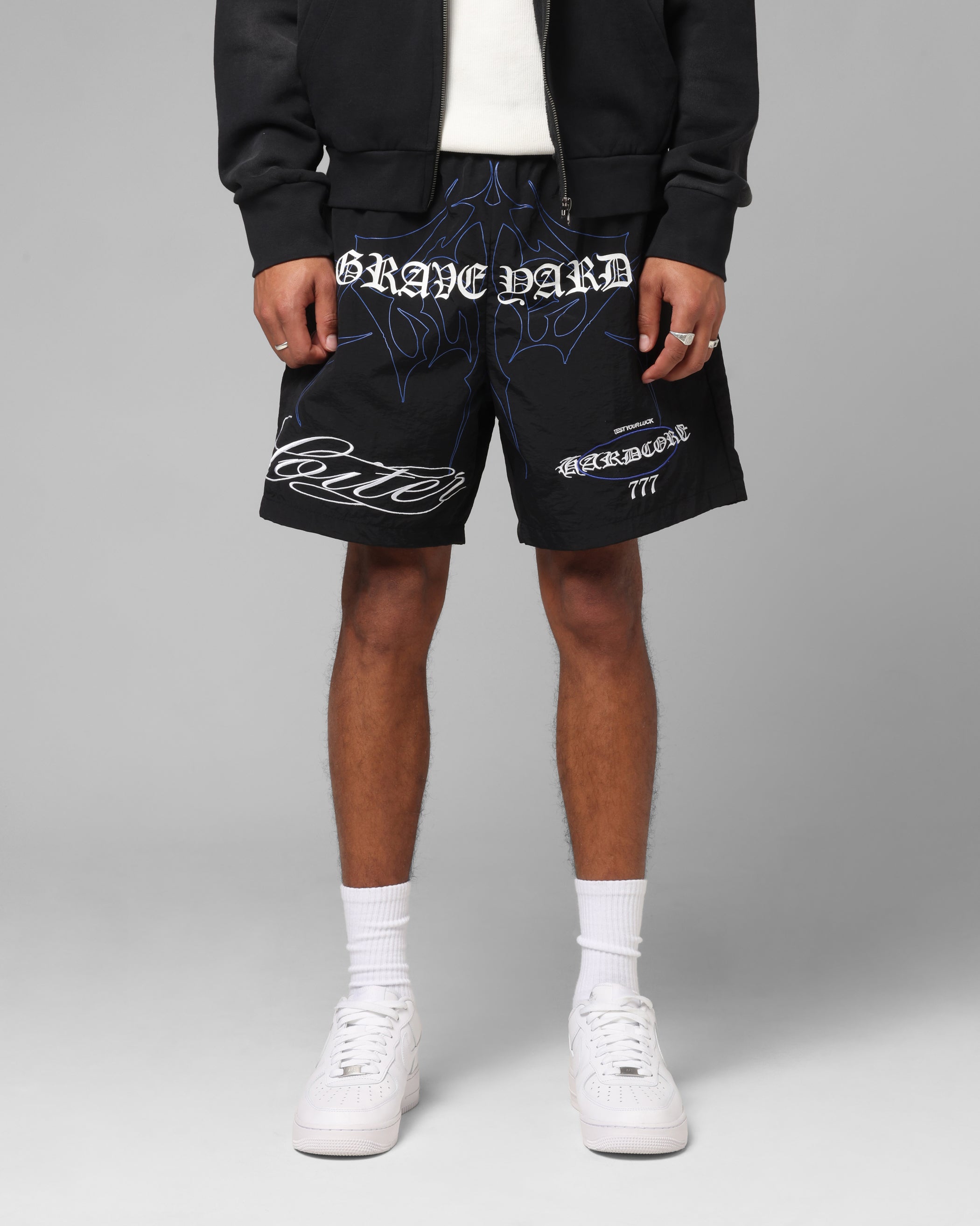 Hardcore Walk Shorts Black | Loiter