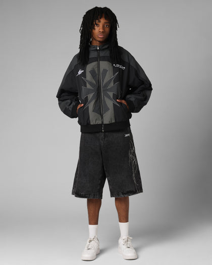 Goth Clique Jorts Black
