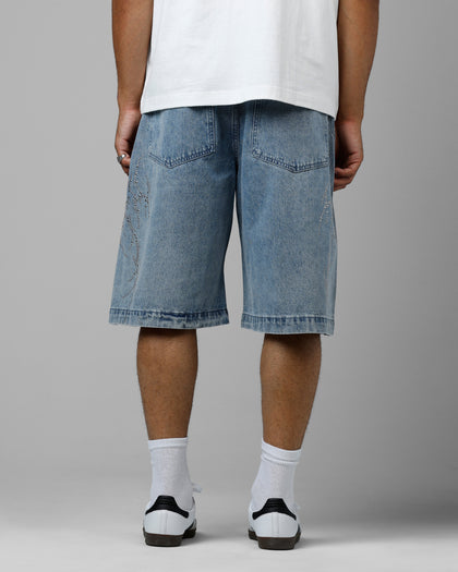 Goth Clique Jorts Blue Denim