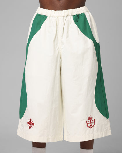 Club Classic Track Shorts White/Green