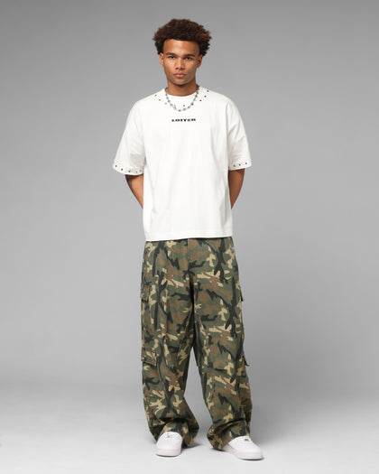 F-16 Balloon Cargo Pants Woodland Camo