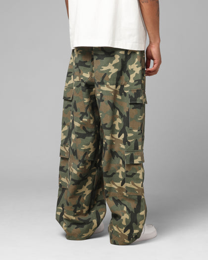 F-16 Balloon Cargo Pants Woodland Camo