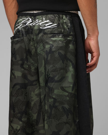 Fight Club 3 Quarter Shorts Woodland Camo