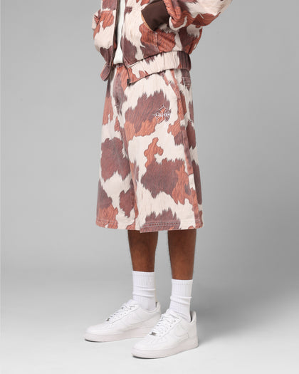 Hide Jorts Cowhide