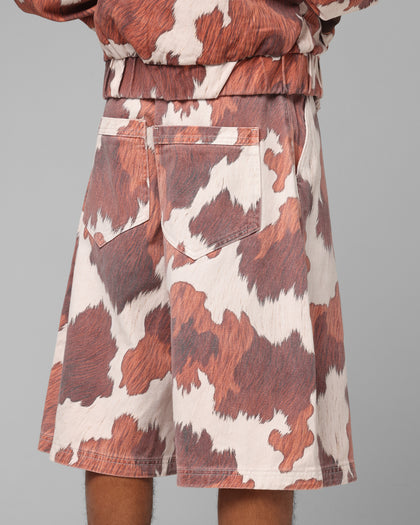 Hide Jorts Cowhide