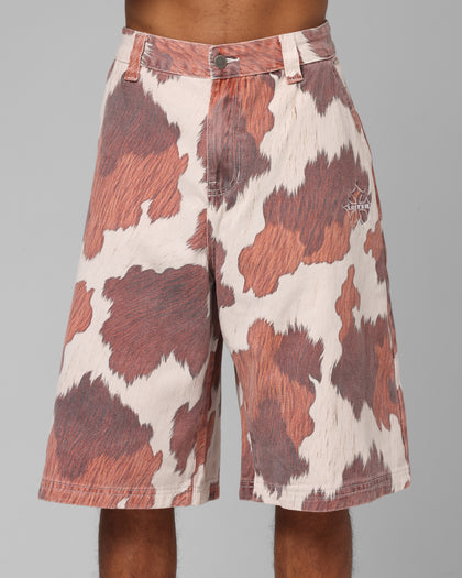 Hide Jorts Cowhide