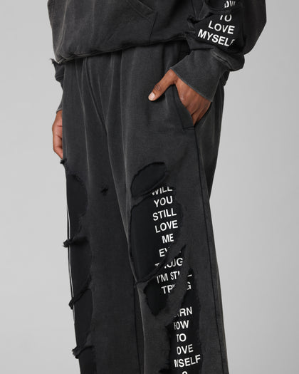 Destruction Sweatpants Black