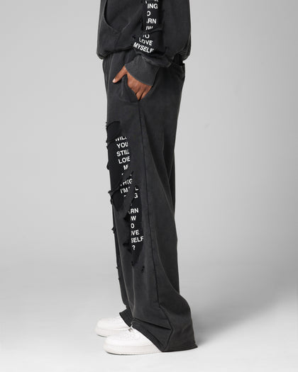 Destruction Sweatpants Black