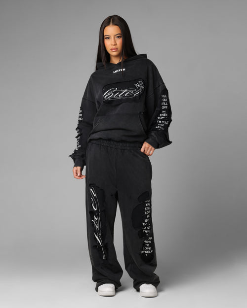 Destruction Sweatpants Black