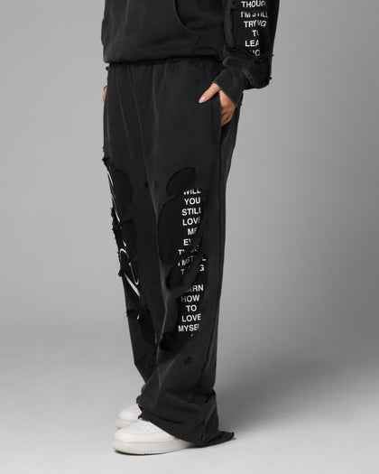 Destruction Sweatpants Black
