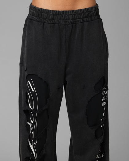 Destruction Sweatpants Black