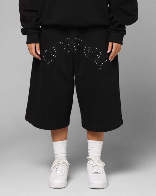 Destruct Sweat Shorts Black