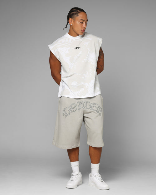 Destruct Sweat Shorts Grey