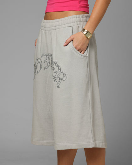 Destruct Sweat Shorts Grey