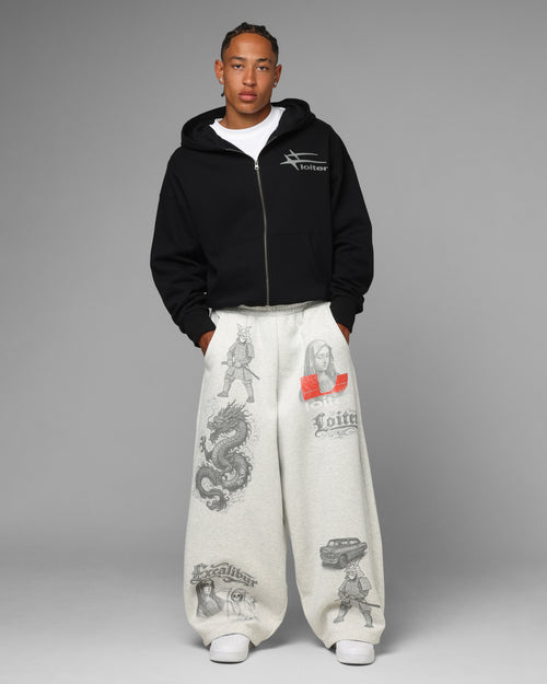 Holy Flame Sweatpants Grey