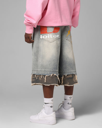 Oil Rig Denim Jorts Blue Wash