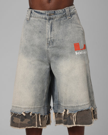 Oil Rig Denim Jorts Blue Wash