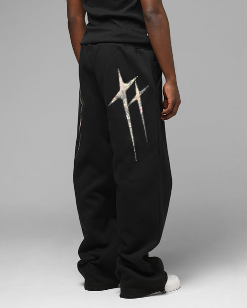 Premium Hybrid Sweat Pants Black/Camo