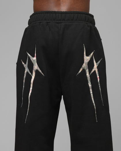 Premium Hybrid Sweat Pants Black/Camo