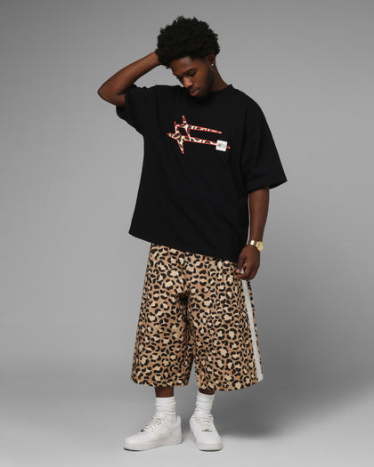 Lace Jorts Leopard
