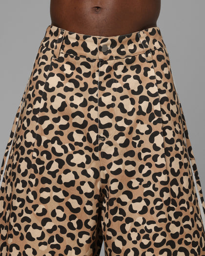 Lace Jorts Leopard