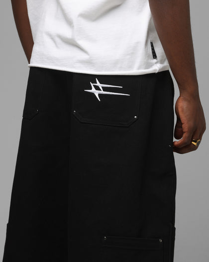 Utility Cargo Shorts Black