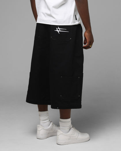 Utility Cargo Shorts Black