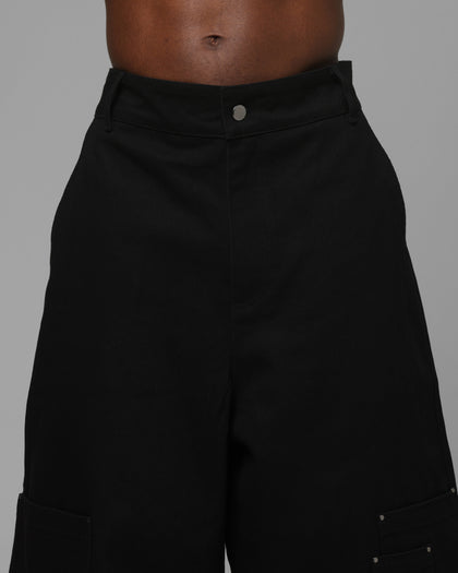 Utility Cargo Shorts Black