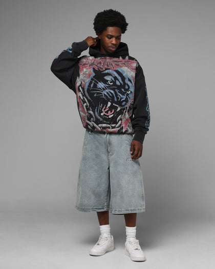 Loiter Panther Airbrush Hoodie Black