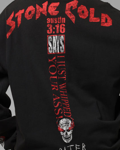 Loiter X WWE Stone Cold Long Sleeve T-Shirt Black