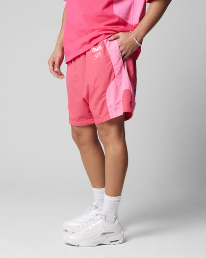 Loiter Subculture Panel Shorts Pink