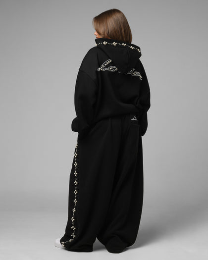 Loiter Pearl Zip Hoodie Black